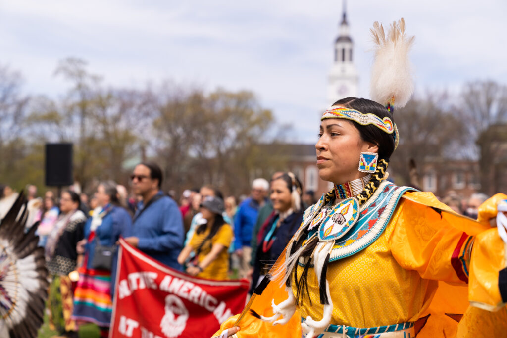 Dartmouth Powwow, opening ceremony.