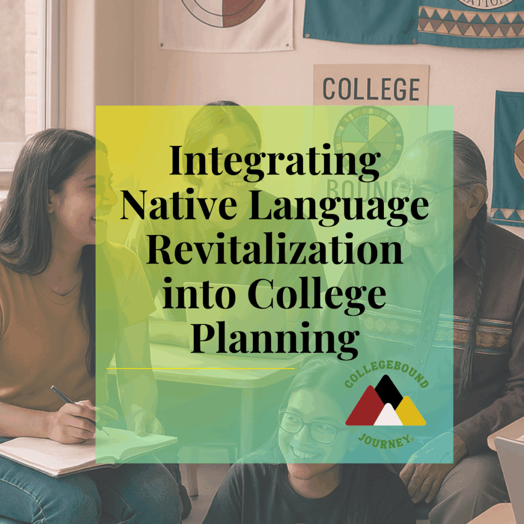 Native american elder teaching native students Native language